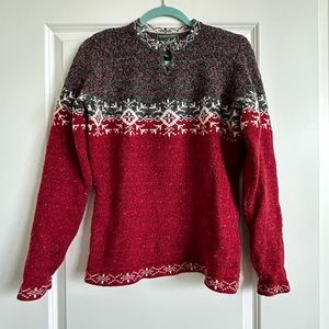 Woolrich Wool Blend Scandi Inspired Sweater Size S